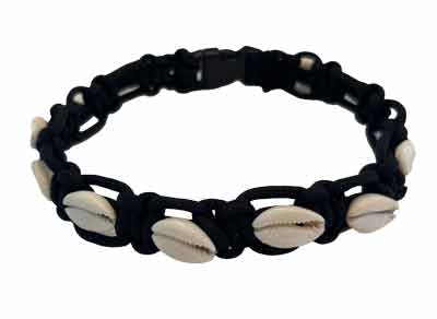 Classic Cowrie collar — Black